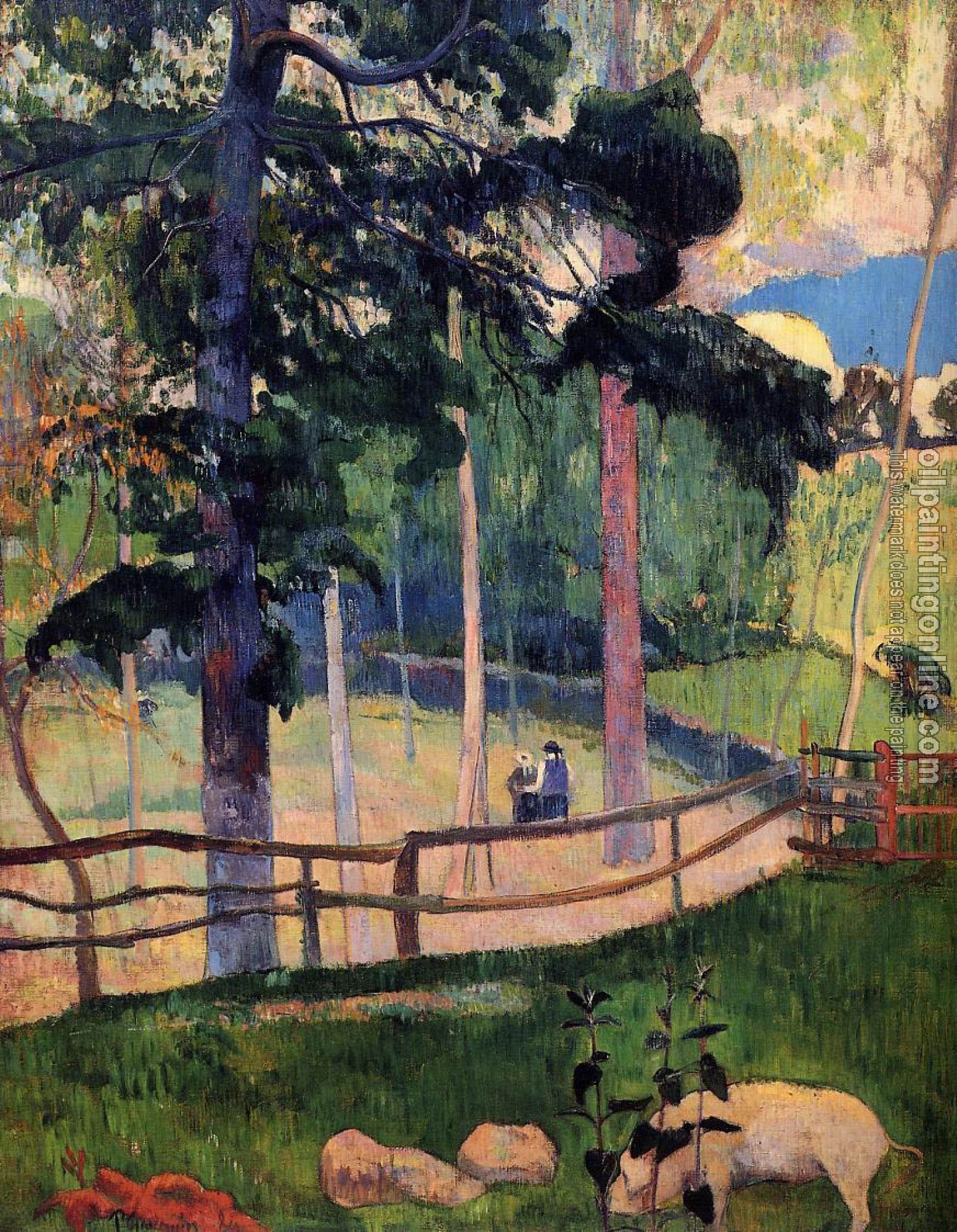 Gauguin, Paul - Nostalgic Promenade
